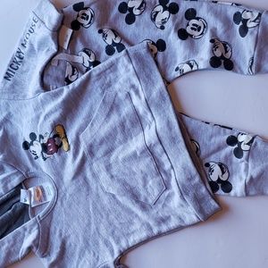 Disney Baby Mickey Mouse Sweat Set Size 12M NWT